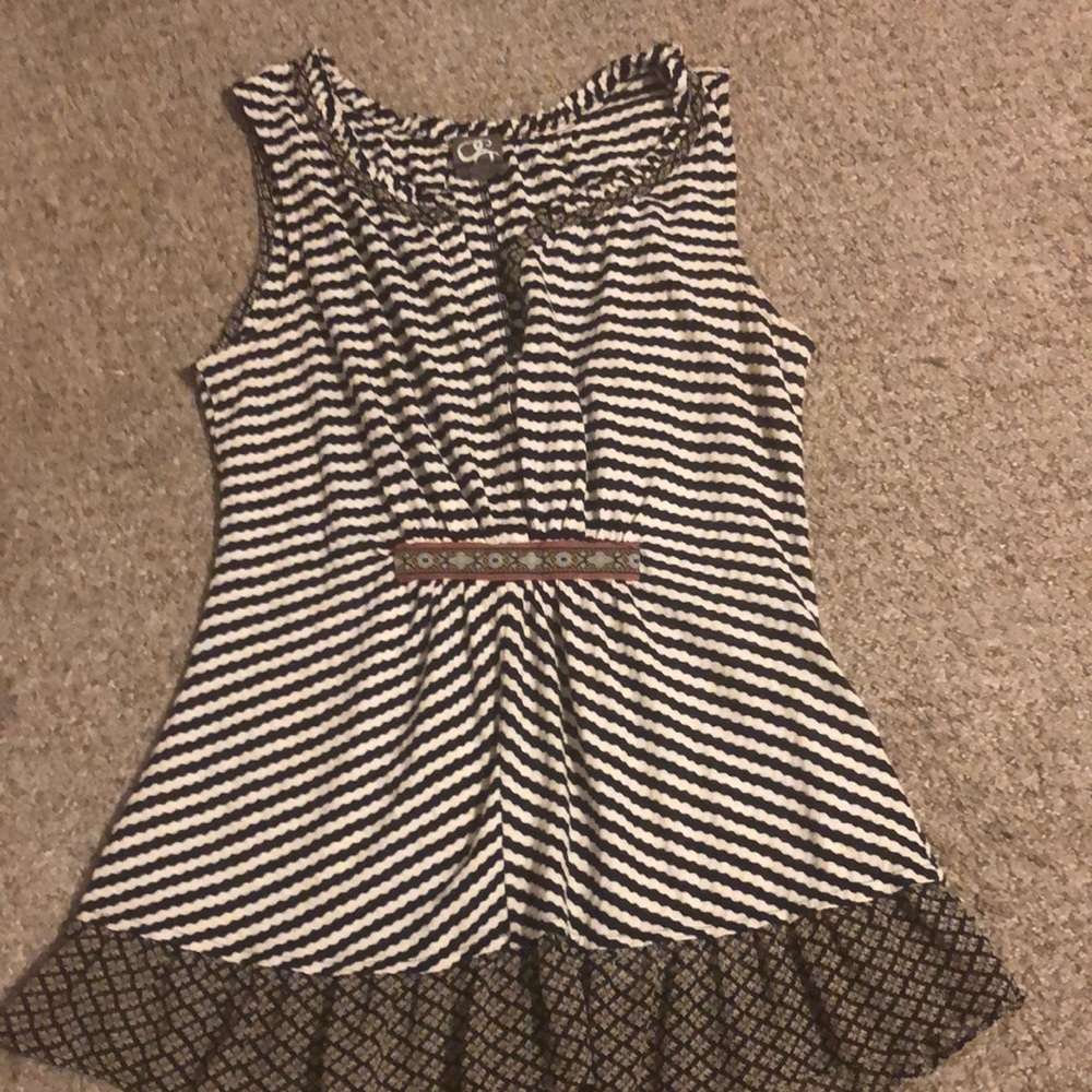 Ladies OS tank striped and Floral designs